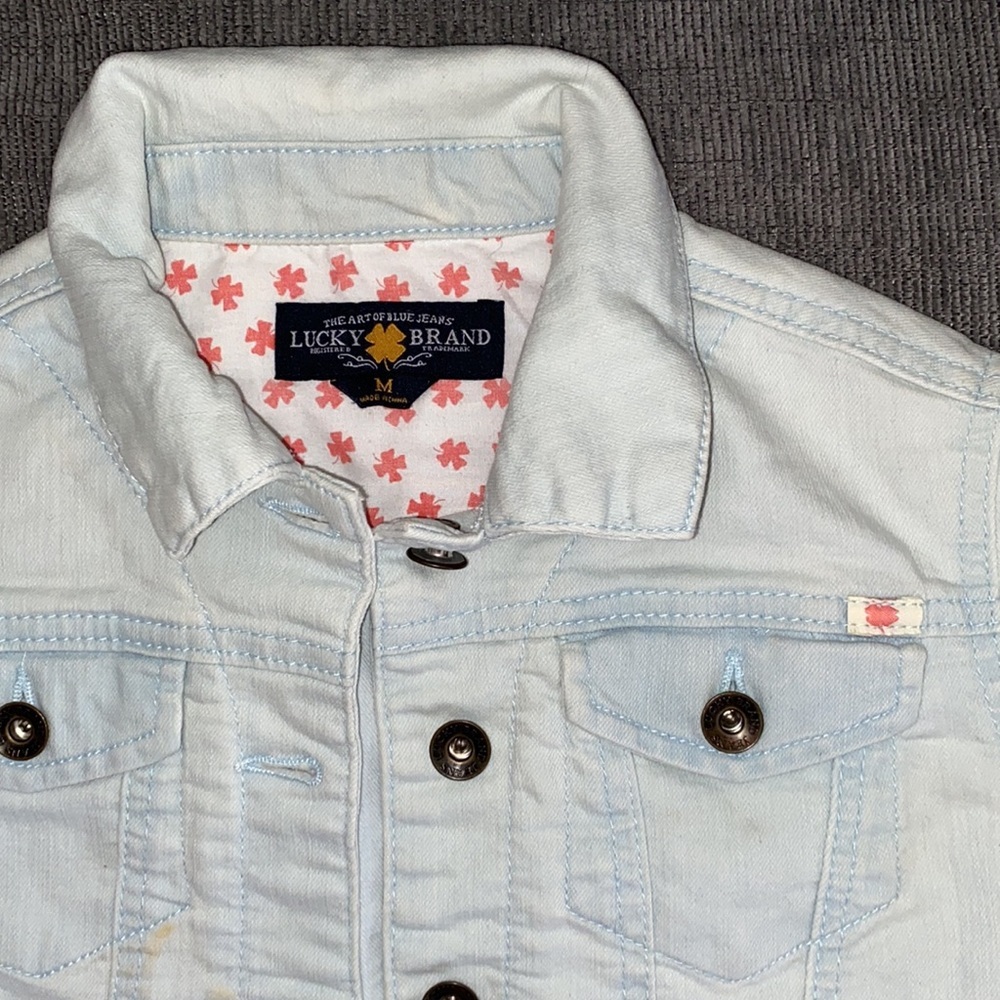 Lucky brand Jean cropped jacket - Picture 3 of 3
